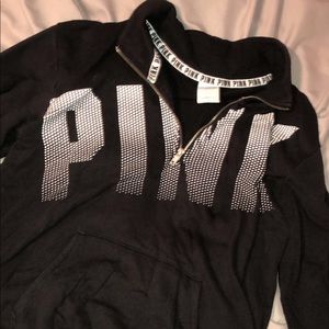 PINK HALF ZIP UP